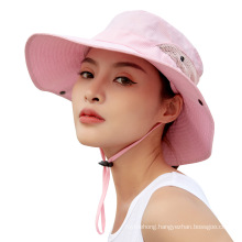 Women′s Upf40+ UV Protection Summer Mesh Foldable Fisherman Hat